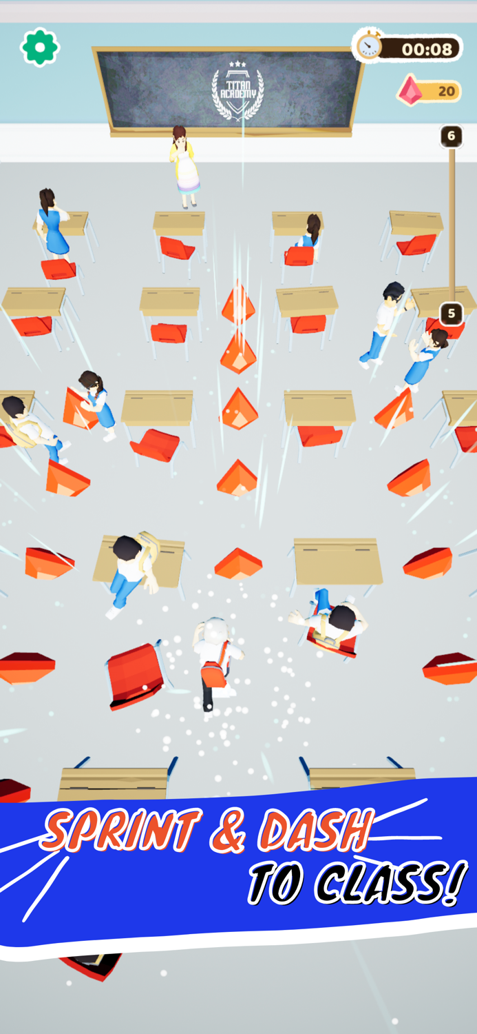 Class Rush Endless Runner Fun