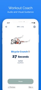 Flat Stomach - Core Exercises screenshot #4 for iPhone