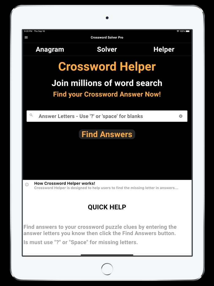 Crossword Solver Pro