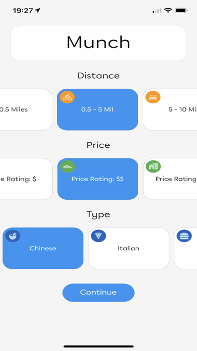 Munch - Restaurant Finder Screenshot