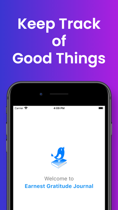 Screenshot #1 pour Earnest Gratitude Journal