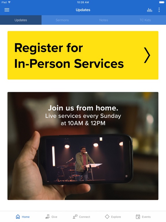 Transformation Church SC iPad screenshot 1 - Education app