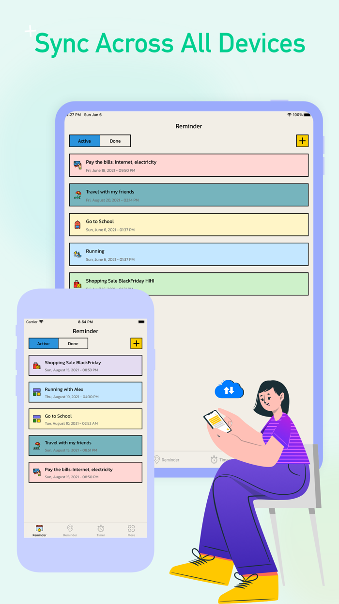 Due Alarms Reminders  Timers