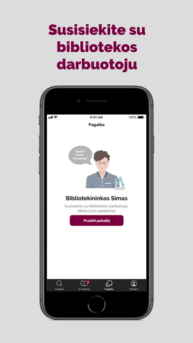 VU biblioteka Screenshot