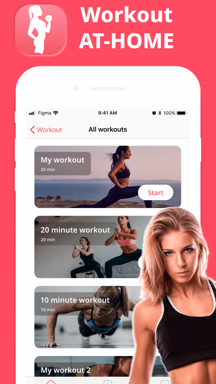 Workout for women at home