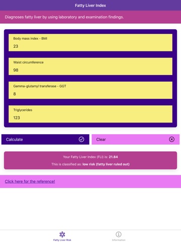 Fatty Liver Risk Calculatorのおすすめ画像1