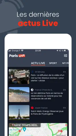 Game screenshot Paris Live : Actu & Sport hack