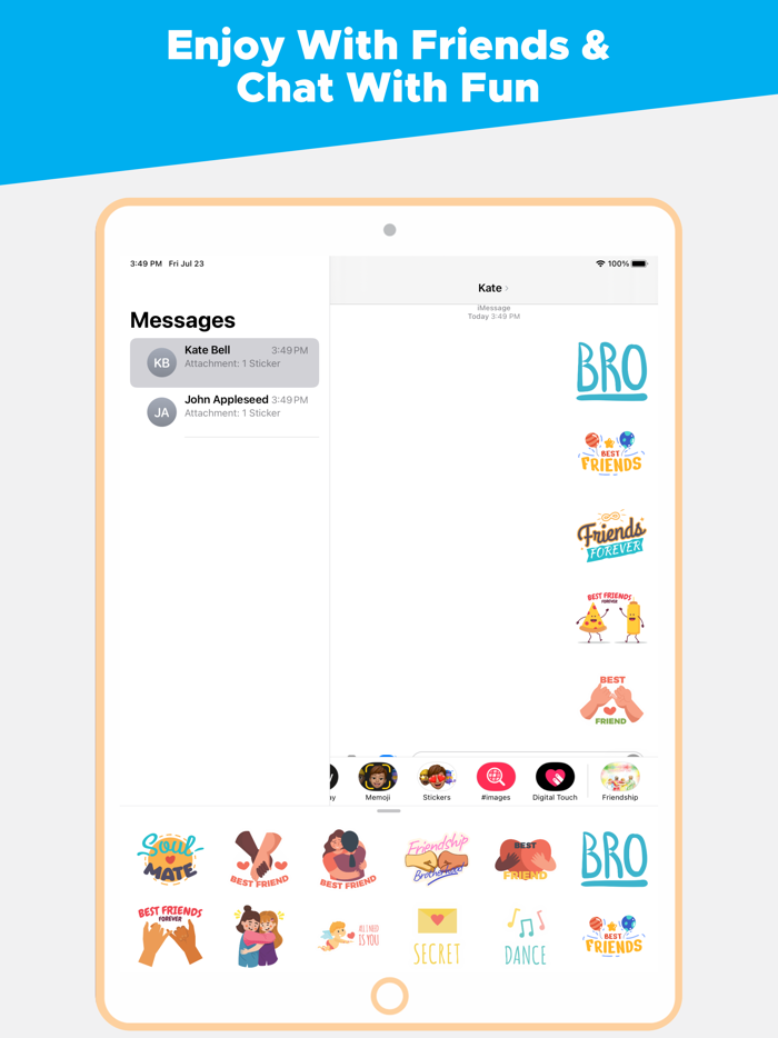 Friendship Day Stickers