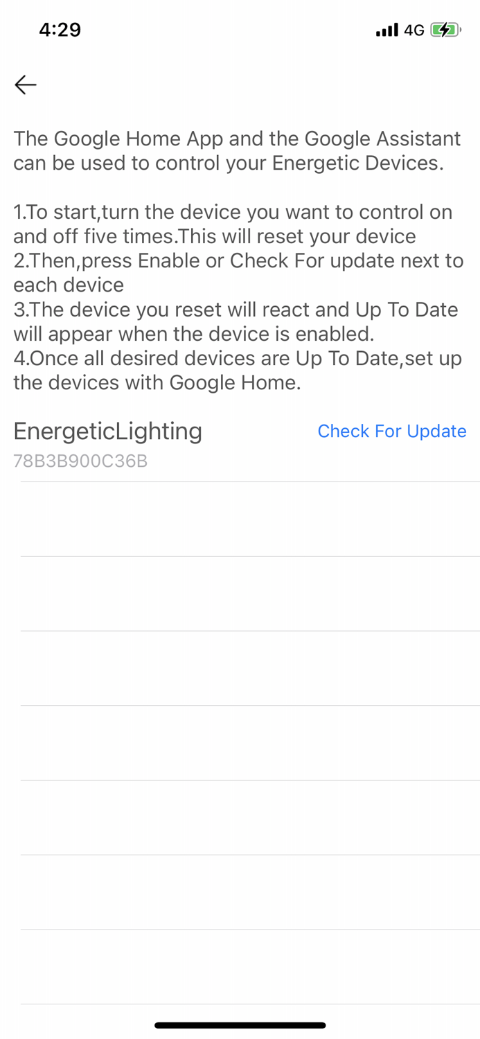 Energetic Update Tool