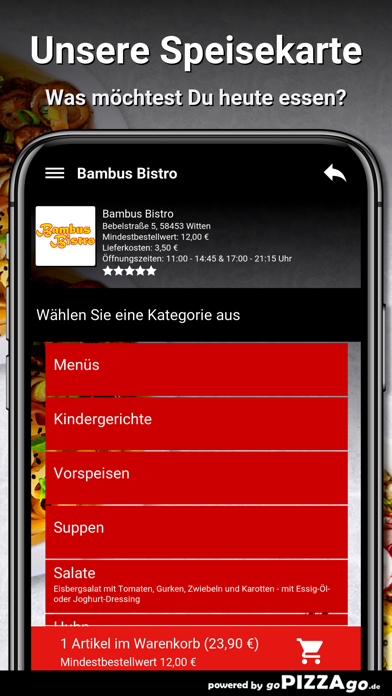 Bambus Bistro Witten Screenshot