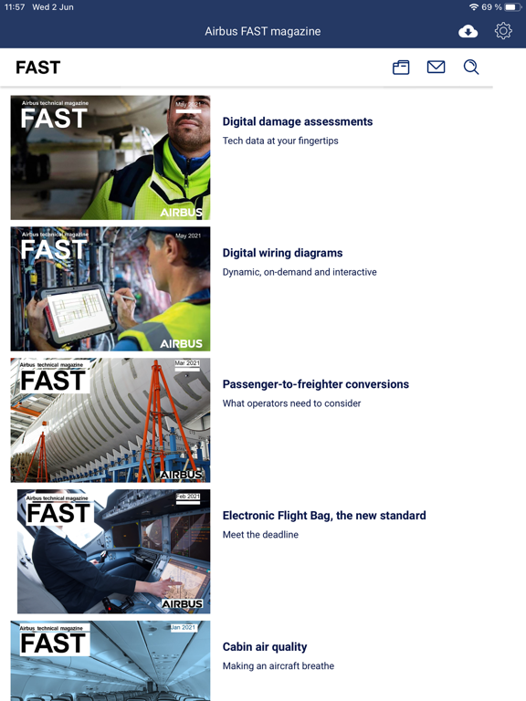 Screenshot #4 pour FAST magazine by Airbus