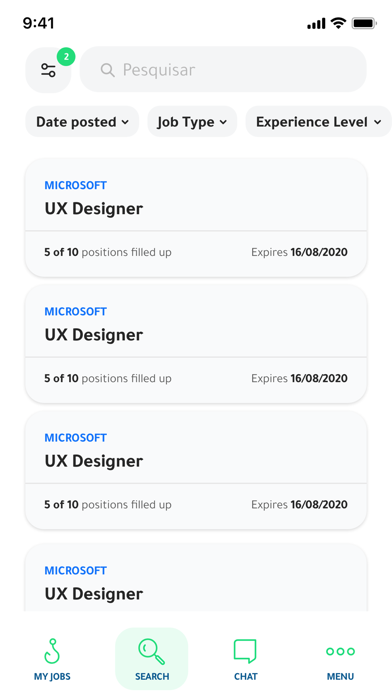 Jobfishing Screenshot