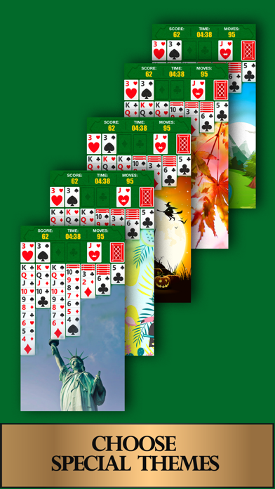 Screenshot #3 pour Solitaire-Jeu cartes classique