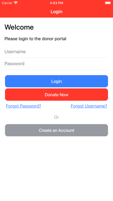 LifeStream Blood Bank Screenshot