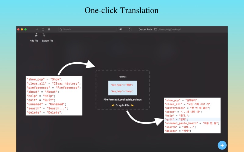 Screenshot #1 pour Translate APP-Project Localize