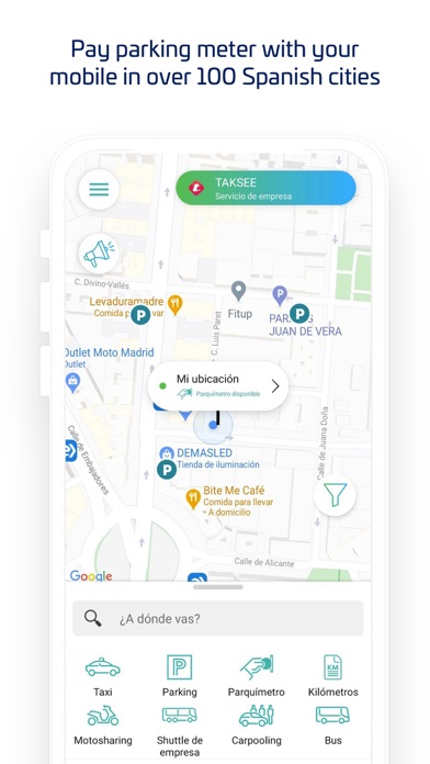 Imbric - Taxi, bus & parking Screenshot