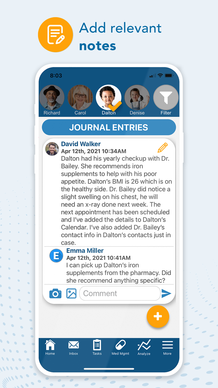 VerifyCare  Caregiving App
