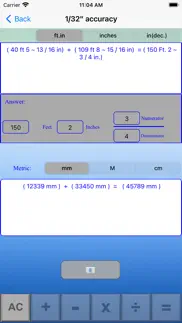 digital length calculator iphone screenshot 3