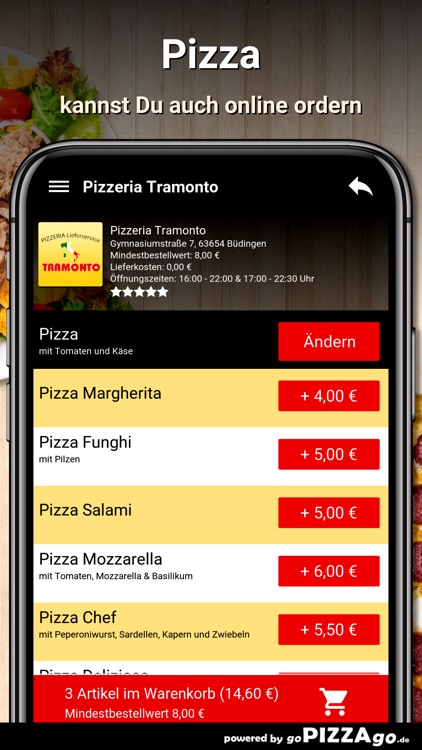 Pizzeria Tramonto Büdingen screenshot-4