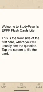 EPPP Flash Cards Lite screenshot #1 for iPhone