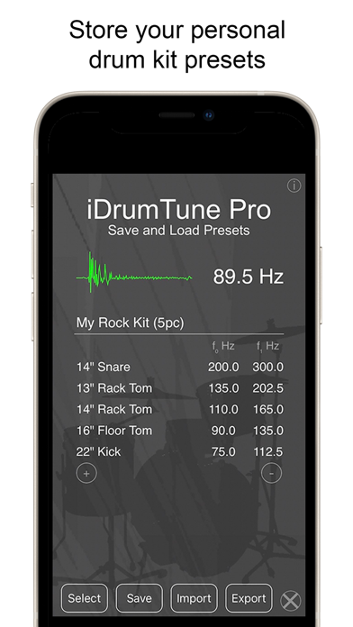 Drum Tuner - iDrumTune Pro Screenshot