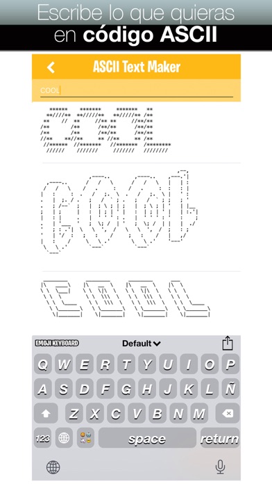 Captura de pantalla de la aplicación