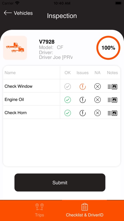 PACCAR Connect Driver App