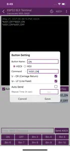 ESP32 BLE Terminal screenshot #3 for iPhone