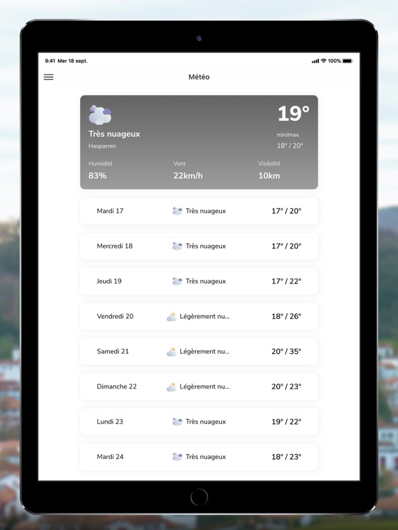 Hasparren iPad screenshot 5 - News app