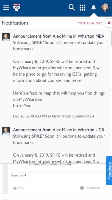 MyWharton App screenshot 4