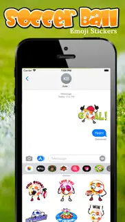 How to cancel & delete soccer ball emoji stickers 3