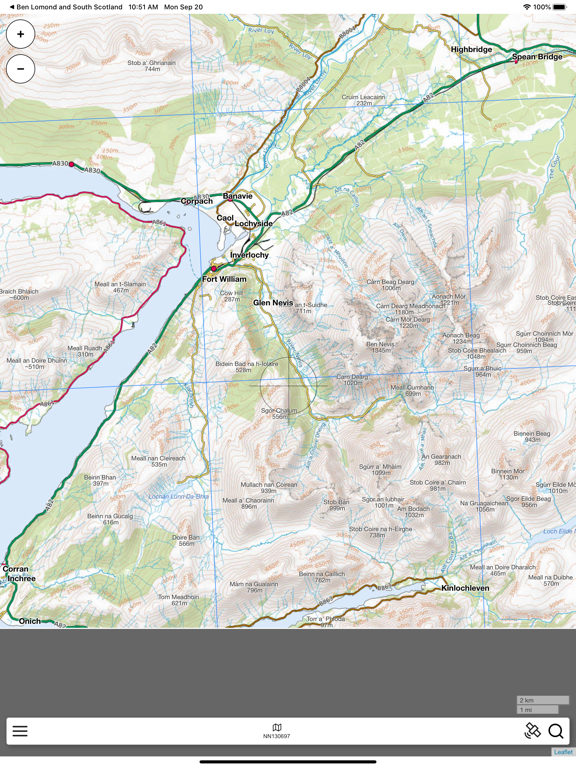 Screenshot #5 pour Ben Nevis, West Scotland Map