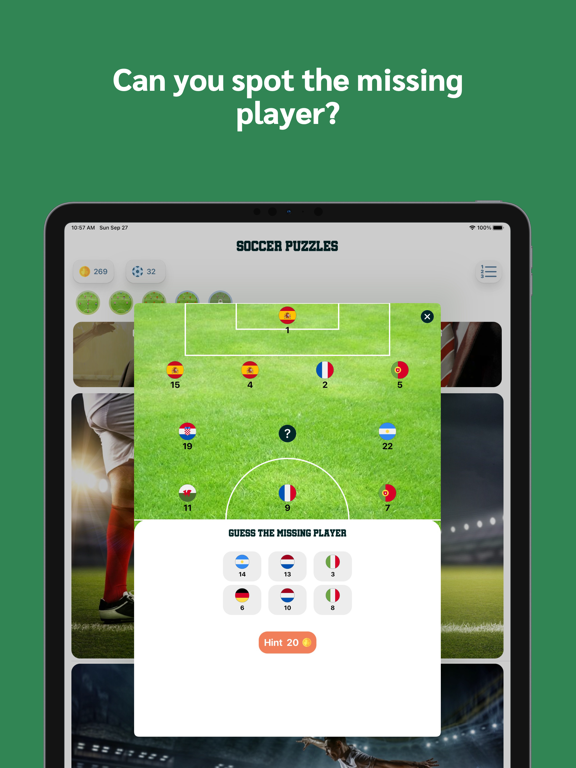 Soccer Puzzles: Football Quiz screenshot 4