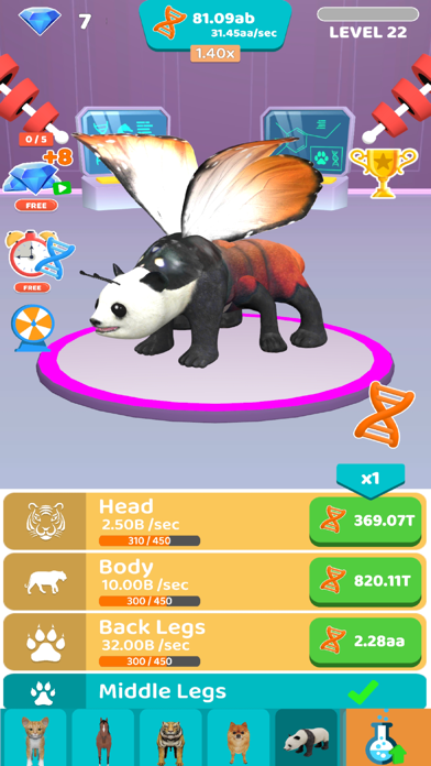 Idle Animal Evolution Screenshot