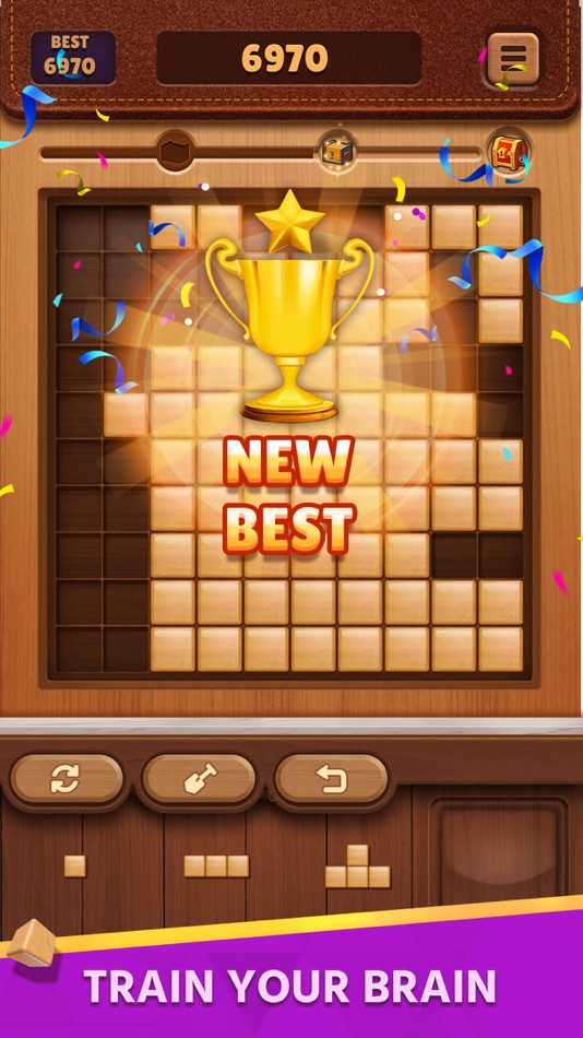 #4. Wood Block Puzzle Challenge (iOS) 由: Palmax Group Limited
