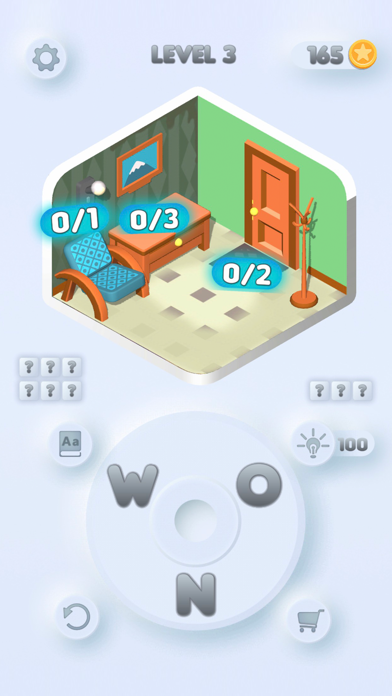 Redesign Home - Word Puzzle Screenshot