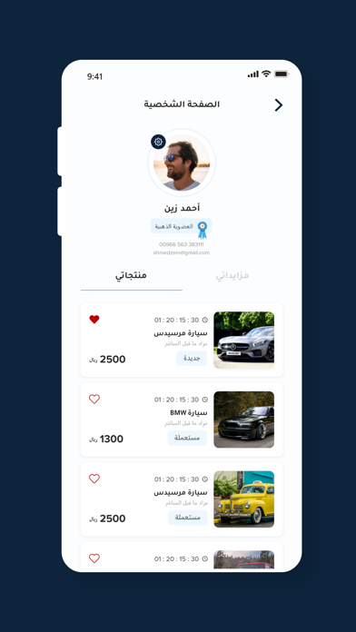 E-Auction Screenshot