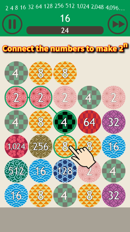 #1. Ninobeki 2048 Block Puzzle (iOS) By: Koji Sato