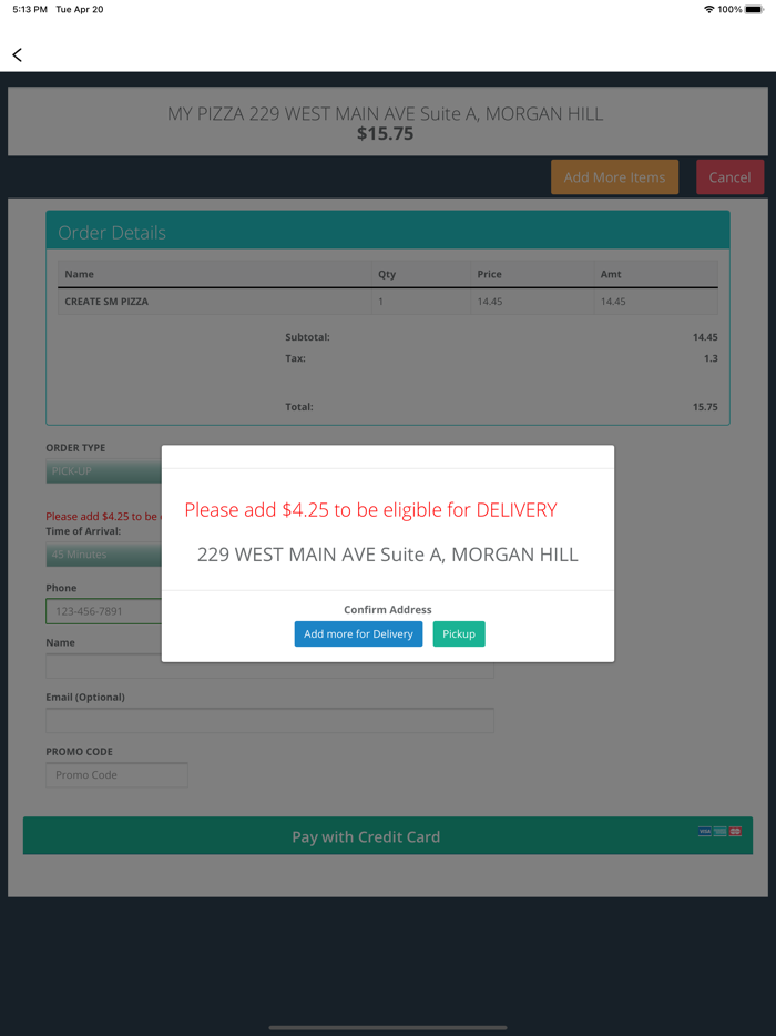 My Pizza Morgan Hill