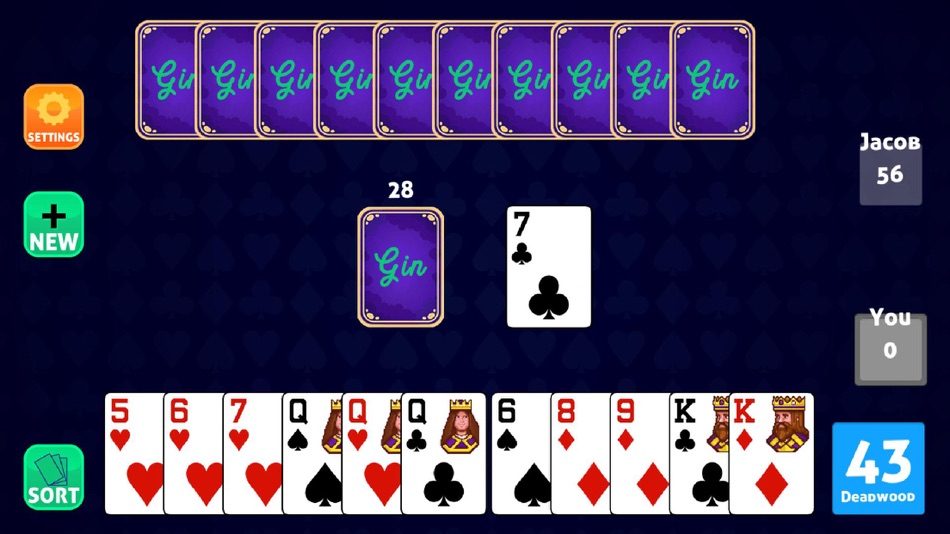 #3. Gin Rummy Offline Plus (iOS) 由: Yumm One
