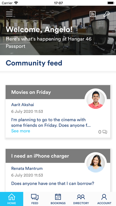 Screenshot #1 pour Hangar 46 Passport