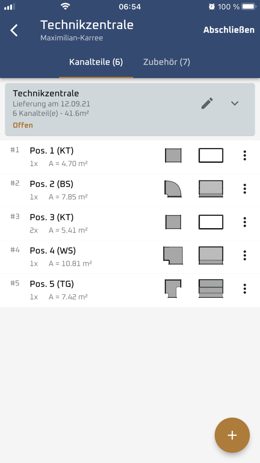 #4. Digitales Lüftungsaufmaß (iOS) Podle: Markora Digital Solutions GmbH