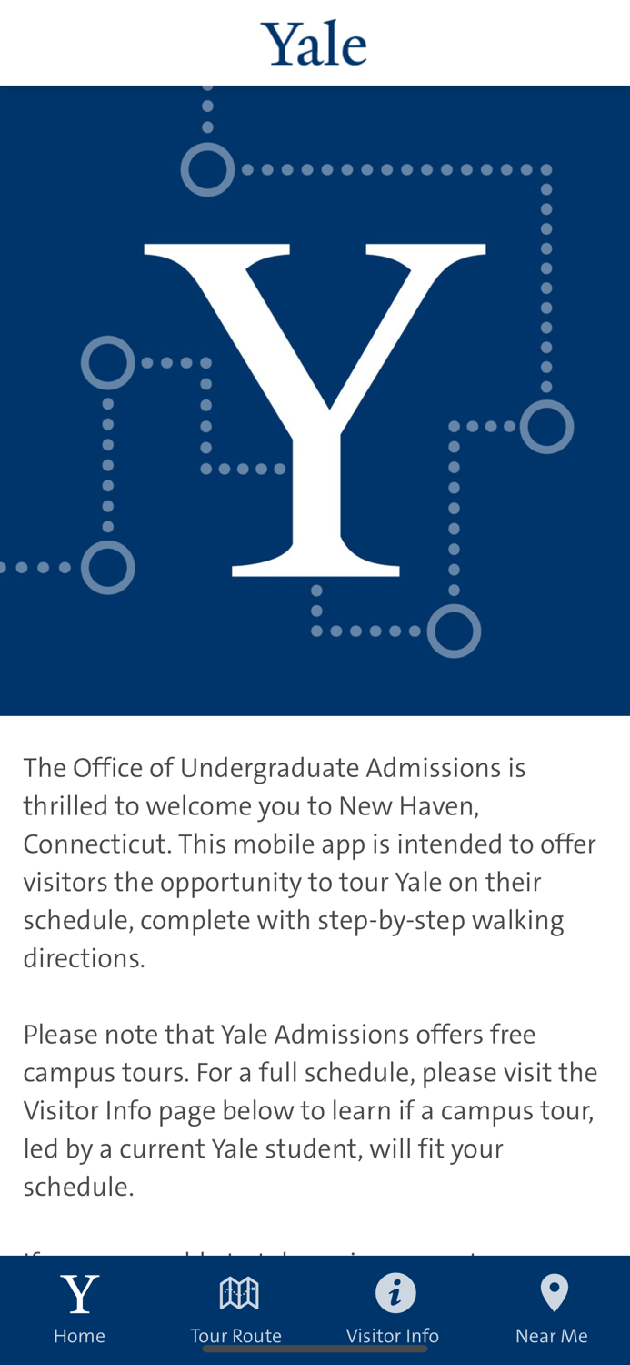 Yale Admissions Campus Tour