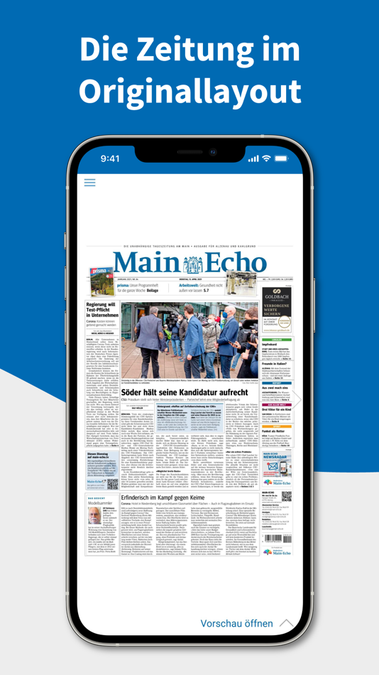 #6. Main-Echo E-PAPER (iOS) 由: Verlag und Druckerei Main-Echo GmbH & Co. KG