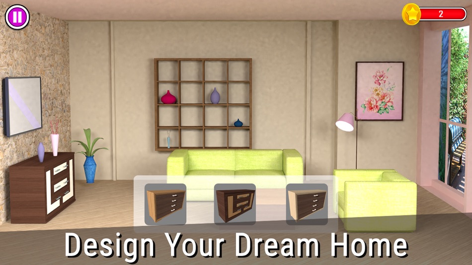 #4. Design My Home 3D House Fliper (iOS) Bởi: Vector Labs Limited
