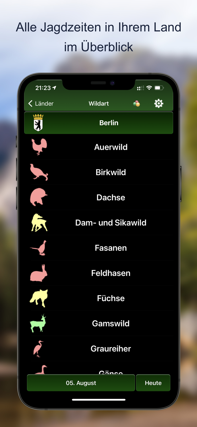Jagdzeiten.de Premium App