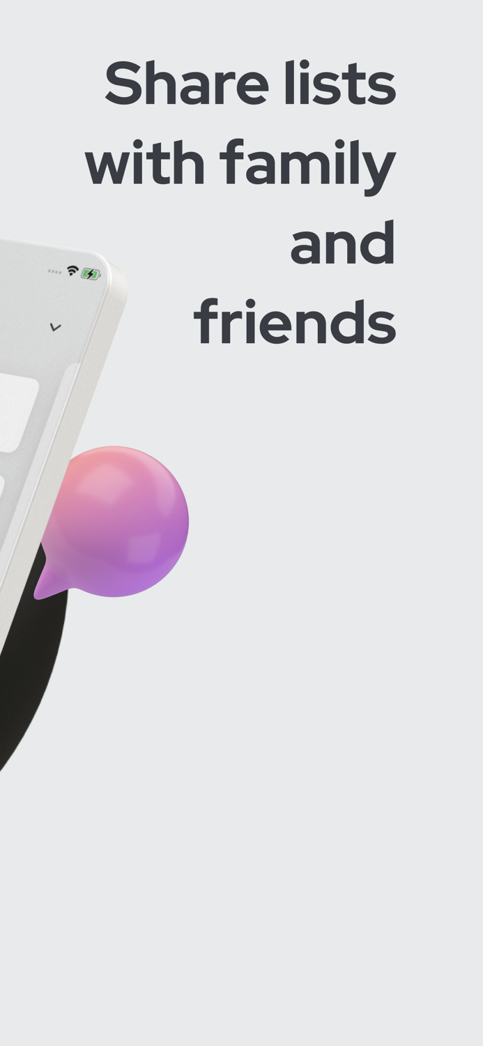 Go Shopping — grocery list buy