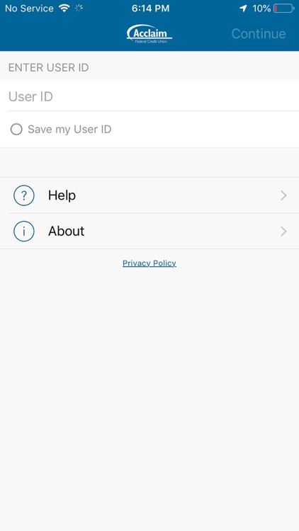 Acclaim FCU Mobile Credit Card