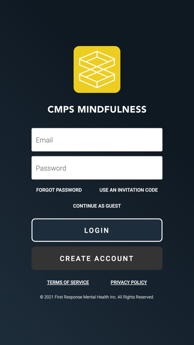 CMPS Mindfulness Screenshot