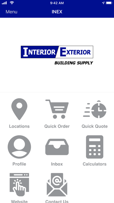 INEX Building Supply Screenshot